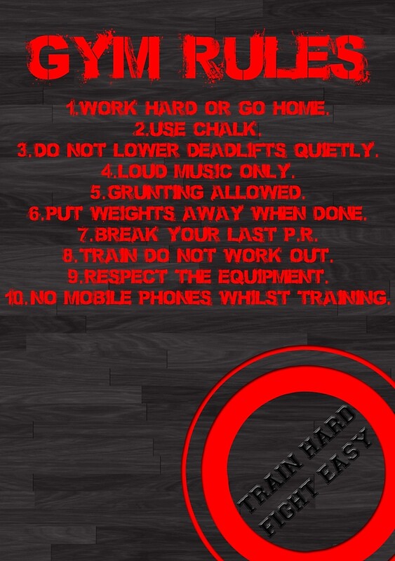 gym-rules-posters-by-starsandguitars-redbubble