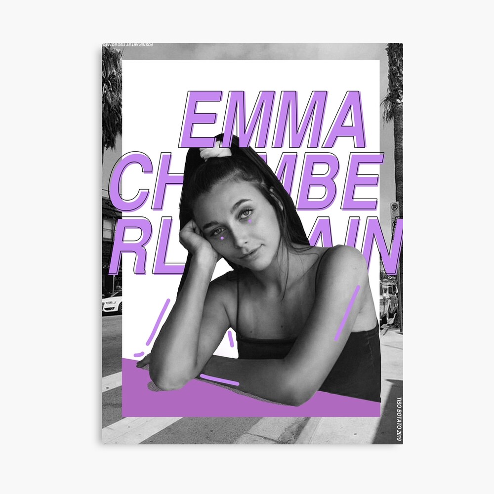 emma chamberlain merch Poster - TeeHex