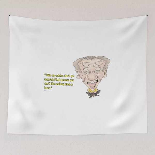 Item preview, Sid James 'quote caricature' - Hand drawn original print designed and sold by CaricaturesTom.