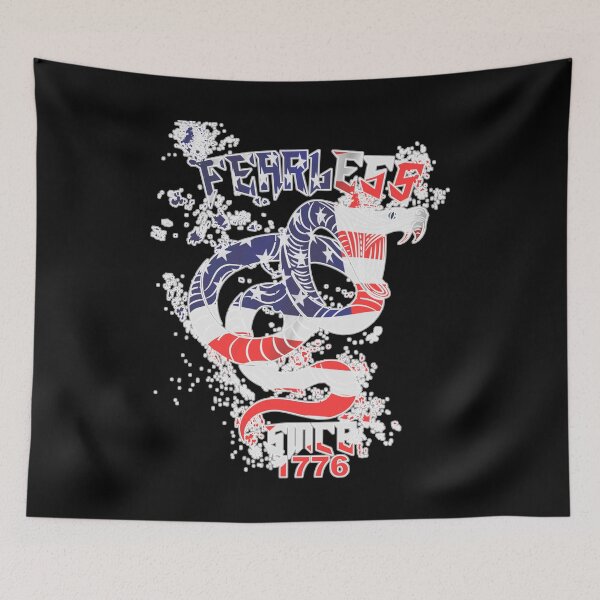 Item preview, Fearless Since 1776 Independence Day Snake designed and sold by LarkDesigns.
