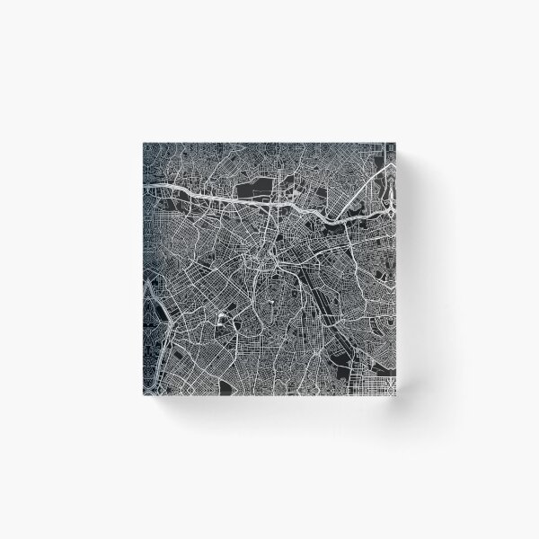 Item preview, Sao Paulo Map designed and sold by Kara515.