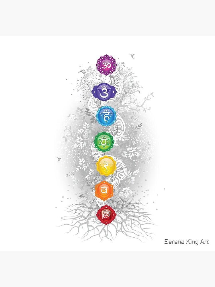7 Chakras Tree Of Life Poster for Sale by Serena King