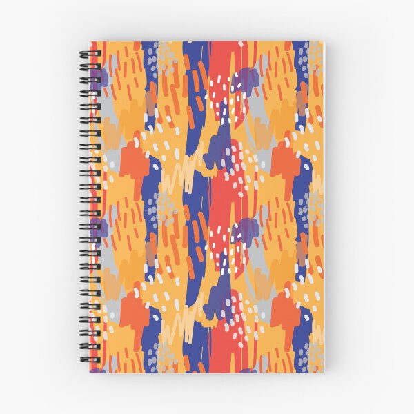 Item preview, Abstract Colorful Paintbrush Drawing Design on Orange designed and sold by RPuniquedesigns.