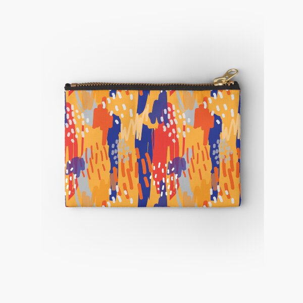 Item preview, Abstract Colorful Paintbrush Drawing Design on Orange designed and sold by RPuniquedesigns.