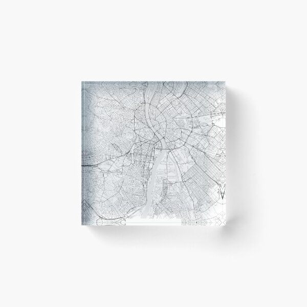 Item preview, Budapest Map designed and sold by Kara515.