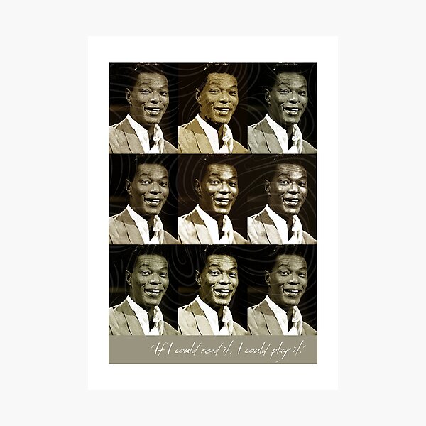 Jazz Heroes Series - Nat King Cole Photographic Print