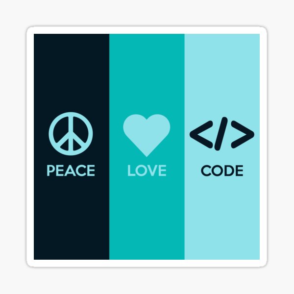 Aperçu de l'œuvre CODE D'AMOUR DE LA PAIX créée et vendue par ApparelFactory.