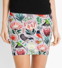 Minifalda Sunbirds y Proteas en gris