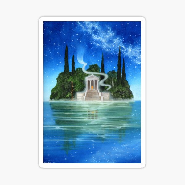 Der magische Tempel von Stuart Littlejohn Sticker