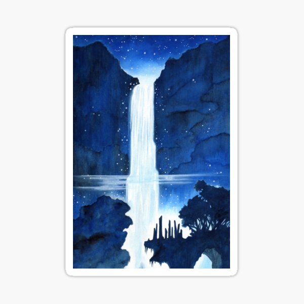 Ancestral Temple von Stuart Littlejohn Sticker