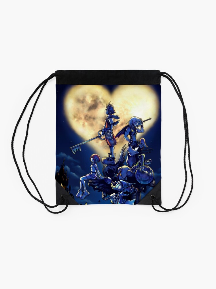 Alternate view of Kingdom Hearts Book Drawstring Bag