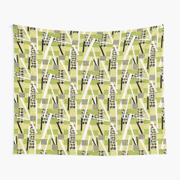 Bauhaus Patchwork green Tapestry