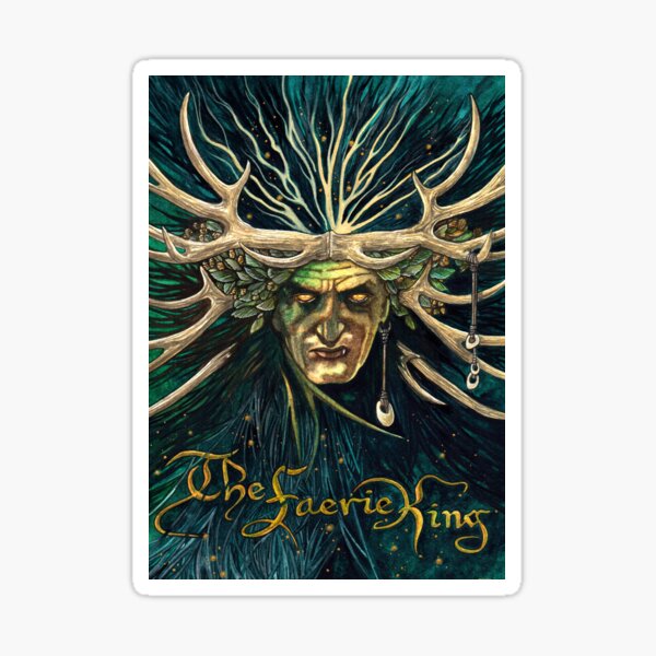 Faerie King von Stuart Littlejohn Sticker