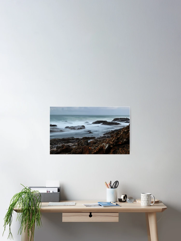 Thumbnail 2 of 3, Poster, Misty Rocks designed and sold by Conor O'Neill.