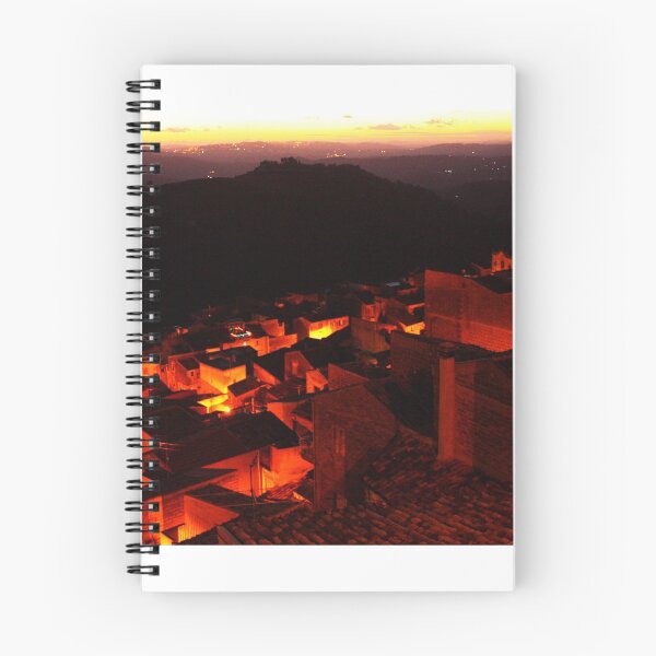 Item preview, Sunset over the Roofs of  Calascibetta, Sicily 2012 designed and sold by Igor Pozdnyakov.