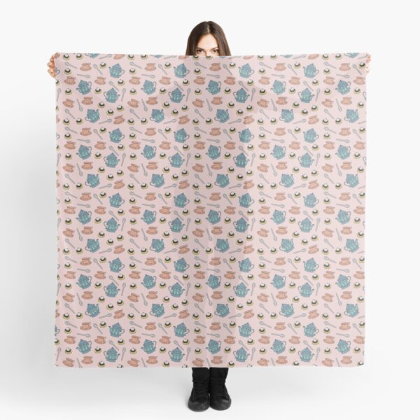 Cream Tea pattern Scarf