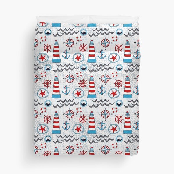 Nautical pattern Duvet Cover