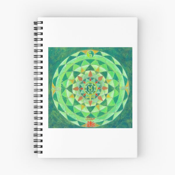 Artikelvorschau, Stier Horoskop Mandala Produkte entworfen und verkauft von Renate van Nijen.