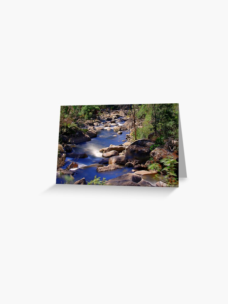 Thumbnail 1 of 2, Greeting Card, Fainter Falls Downstream designed and sold by john99.
