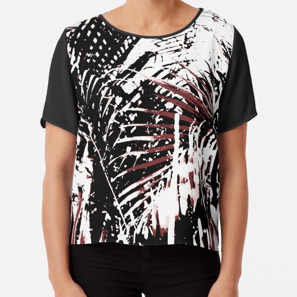 Palms Design #12 Chiffon Top