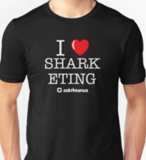 I Love Sharketing Slim Fit T-Shirt