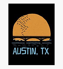 Austin Texas Bat Bridge Photographic Print