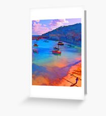 Mousehole Harbor, Cornwall - UK Greeting Card
