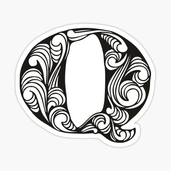 Item preview, Monogram letter Q designed and sold by Zentura.