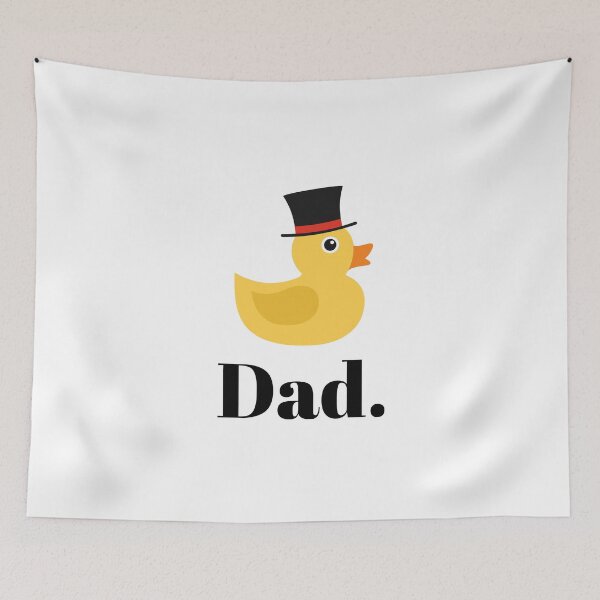 Item preview, Father Dad Duck Rubber Duck  designed and sold by MooonTees.