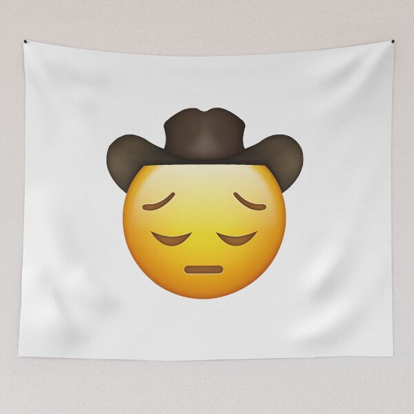 Item preview, Sad Cowboy Emoji designed and sold by xDeluxe.