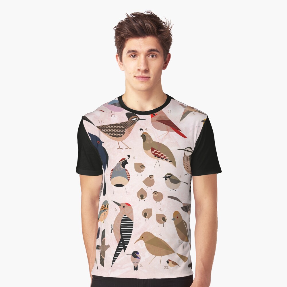 Sonoran Birds Graphic T-Shirt