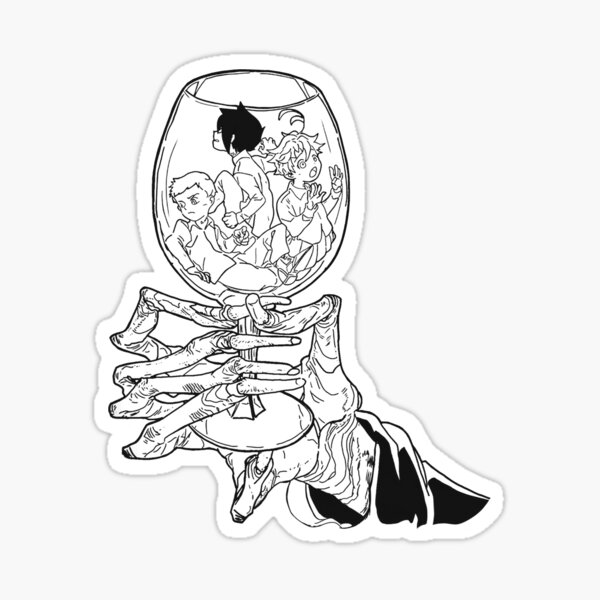 The Promised Neverland Faceless Character Stickers V1 TPN / 