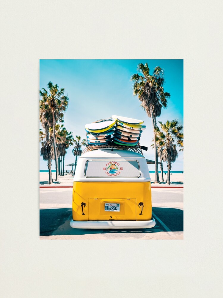 Alternate view of Van Life - Yellow Photographic Print