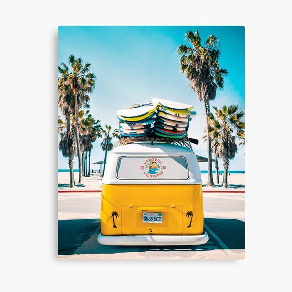 Van Life - Yellow Canvas Print
