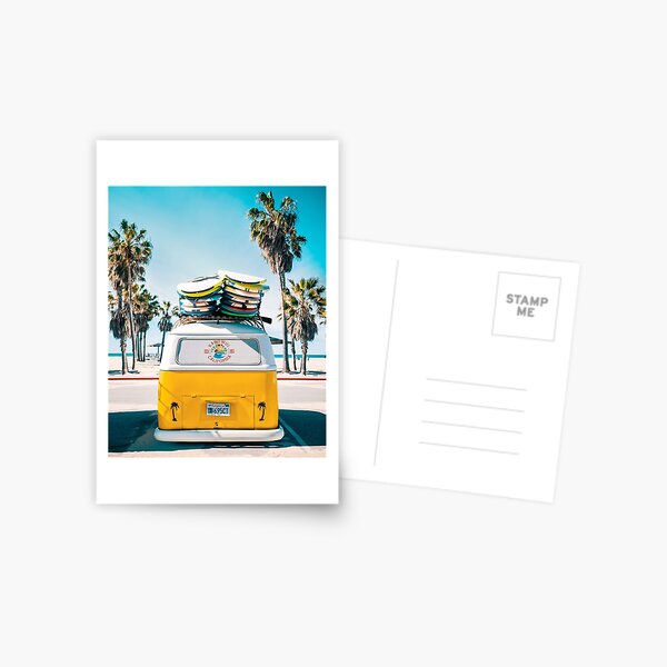 Van Life - Yellow Postcard