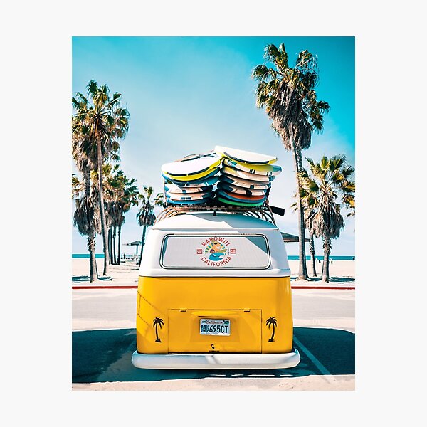 Van Life - Yellow Photographic Print