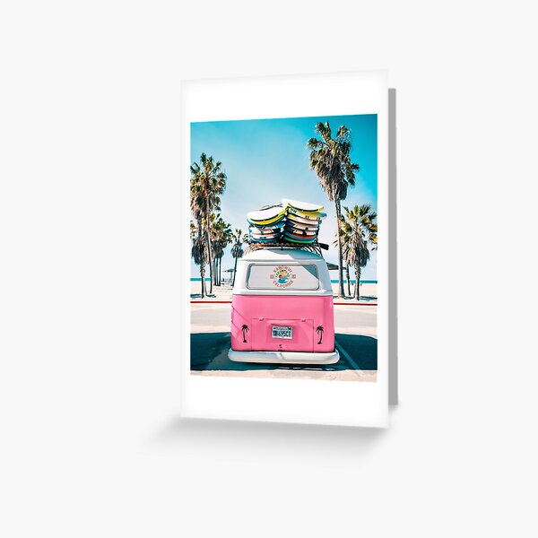 Van Life - Pink Greeting Card