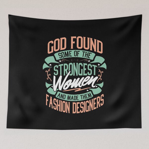 Artikelvorschau, Strong Woman Fashion Designers Profession Gift Idea entworfen und verkauft von haselshirt.