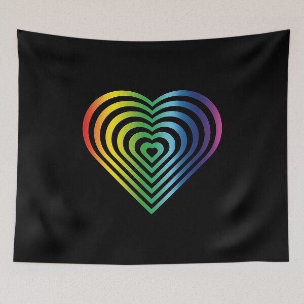 Item preview, LGBT Pride Gay Lesbian Proud Heart Gift Idea designed and sold by haselshirt.