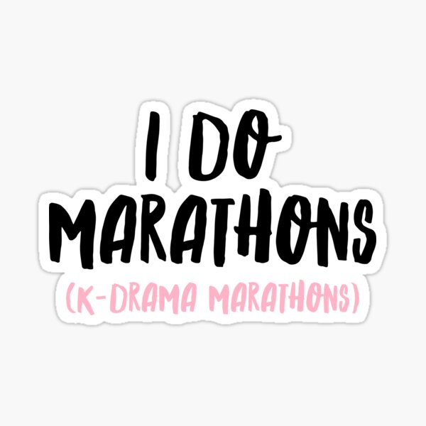 Artikel-Vorschau von Ich mache MARATHONS ... K-DRAMA-MARATHONEN, designt und verkauft von namjoonstrash.