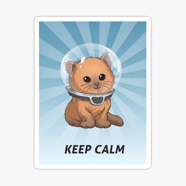 Subnautica "Keep Calm" Posters Official Sticker