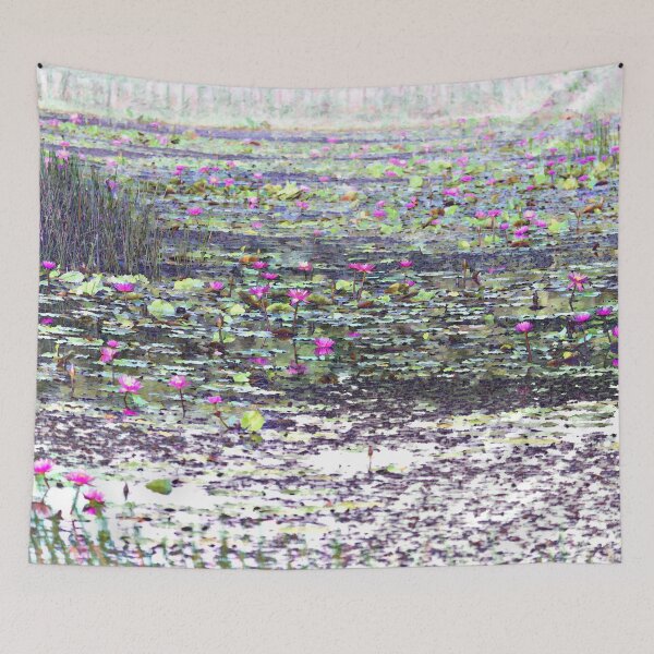 Item preview, Flower poster, artwork: Water Lilies designed and sold by soqueldesigns.