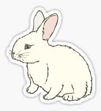 White Rabit Sticker
