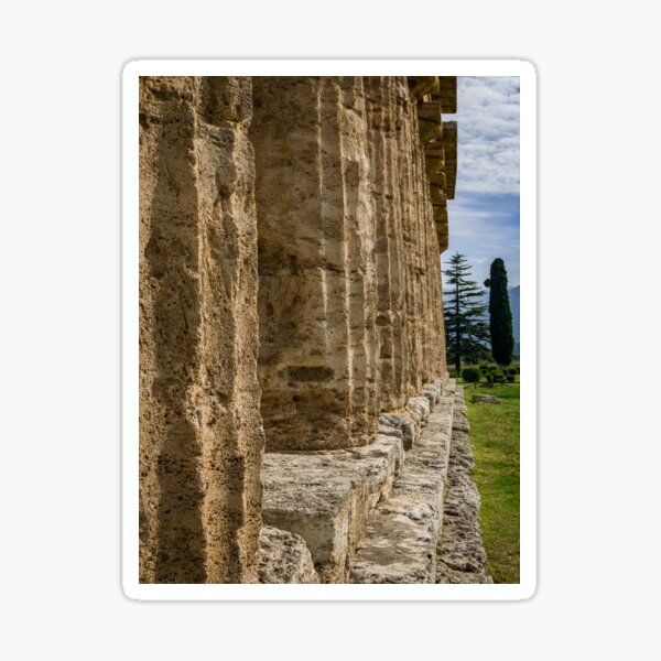 Greek Temple Columns Sticker