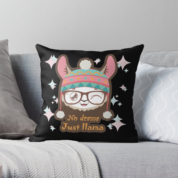 Llama deals drama pillow