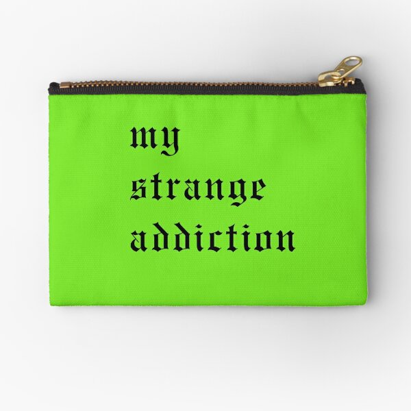 My Strange Addiction Zipper Pouches Redbubble - billie eilish my strange addiction roblox id code