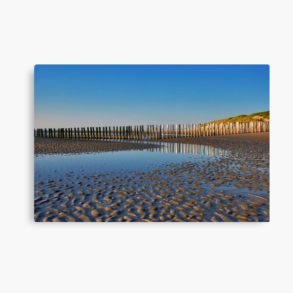 Reflections on the beach 8 Canvas Print