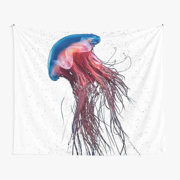 #Jellyfish #Cnidaria #Bioluminescence #Invertebrate underwater science biology fish aquarium swimming Tapestry
