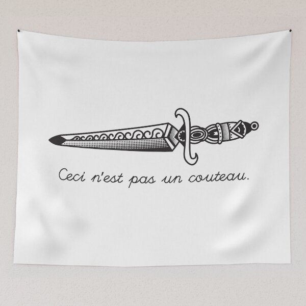 Item preview, Ceci n'est pas un couteau. designed and sold by SteveTassoni.