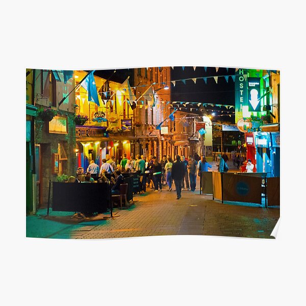 Quay Street, Galway, Ireland Poster